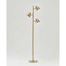 I purchased led 100 watt equivalent 5000k bulbs for a bright true color lighting to use in my room, this works well and is very bright. Brightech Jacob Adjustable 3 Light Tree Floor Lamp Pole With Led Lights Brass Walmart Com Walmart Com