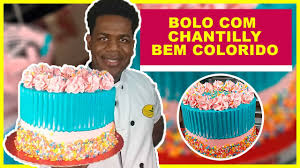 Cada bolo tem um peso mínimo de 2.5kg. Como Alisar Bolo E Decorar Com Chantilly Passo A Passo Completo Youtube