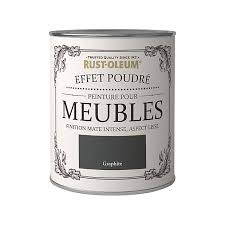 Un effet de patine chiffonné pour quelques euros et simple à réaliser par un débutant. Peinture Pour Meubles Rust Oleum Graphite Effet Poudre Mat Intense 0 75l Castorama