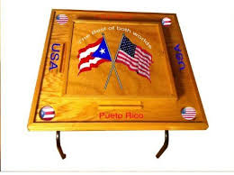 Puerto Rico Usa Domino Table Http Www Amazon Com Dp B00aln7vv2 Ref Cm Sw R Pi Awdl 5vdrsb1t9z0jc Domino Table Custom Dominoes Domino