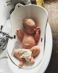 Founded By January Harshe On Instagram Isn T This Baby S Just Precious When Did Your Baby Have The First Bath Did You Baby Tub Baby Bath Tub Baby Bath Time