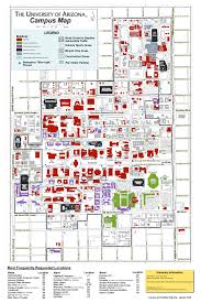Founded in 1885 by the 13th arizona territorial legislature. University Of Arizona Campus Map