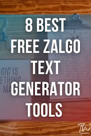 You can generate creepy image into a glitch text , sounds pretty interesting isn't' it. 8 Best Free Zalgo Text Generator Tools Zalgo Text Text Generator Creepy Text