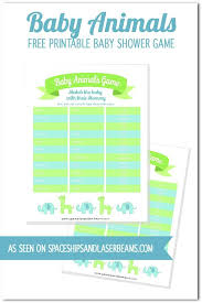 Shower games can help break the ice, allowing the guests to feel at ease and have a fun time together. Freebie Friday Baby Animal Name Game Spaceships And Laser Beams