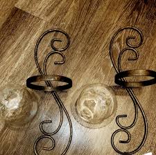 This piece works great alone, or as a set with other multiple matching wall decor. Home Interiors Accents Home Interior Wall Sconces Black Poshmark