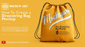 Download How To Make A Drawstring Bag Mockup Photoshop Mockup Tutorial Youtube