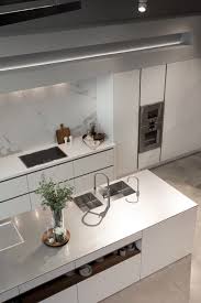 Siematic Pure In Lotus White Inox Worktop Appliances Gaggenau Kuchendesign Modern Deko Tisch Gaggenau Kuchen
