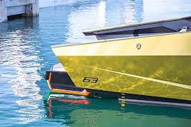 The automaker collaborated with the italian sea group to create a 'pocket yacht' for people with deep pockets. First Tecnomar For Lamborghini 63 Launched Syt