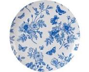 10 In. Botanical Design Plastic Plates | 120 Count