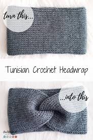 Free crochet pattern for an ear warmer using bernat denimstyle yarn, or you can use any other kind that you have on hand pin it i made a few crocheted ear warmers for my nieces and sister and i think they turned out great! Simple Tunisian Crochet Ear Warmer Free Pattern Onelittlehook