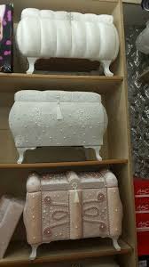 3roussa Fabric Covered Boxes Fabric Boxes Bathroom Crafts