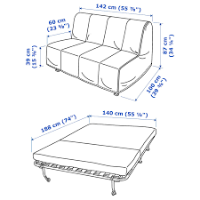 With a wide variety of styles and materials, futons from ashley homestore are a great option if you need comfort, elegance and versatility. Lycksele Lovas Ransta White Two Seat Sofa Bed Ikea