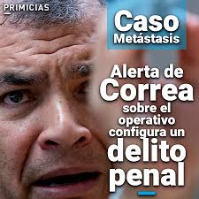 El Código Penal, en el artículo 180, tipifica el delito de difusión de  información de circulación restringida y establece una pena de prisión de  uno a tres años. http://prim.ec/cPlZ50Qjho2