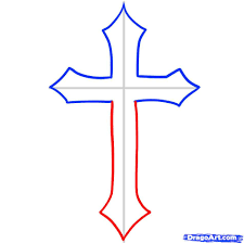 It's fairly obvious that kids like to draw, but sometimes plopping a stack of blank paper and some markers in front of them doesn't cut it. How To Draw A Cross Cross Step By Step Stuff Pop Culture Free Cross Drawing Step By Step Drawing Rock Painting Patterns