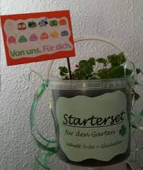 Geschenk Garten Starterset Gutschein Geschenk Garten Geschenke Starter Set
