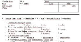 Angin adalah gerakan a) udara b) oksigen. Penting 14 Contoh Soal Menjodohkan Untuk Sd Kelas 3 Viral