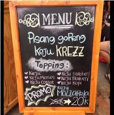 Tipe huruf burelom ini menangkap esensi yang kasar, gaya kasar yang sangat cocok untuk logo, judul dan banyak lagi. Jual Papan Tulis Kapur Menu Cafe Di Lapak Ismaallon Bukalapak
