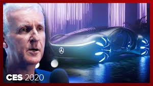 James Cameron Made An Avatar 2 Concept Car With Mercedes Benz Vision Avtr Youtube