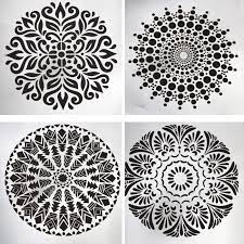 Made with 3mm plywood product is ready to hang on a. Bonzerdigs 4 Pcs Mixed Mandala Pattern Plastic Square Shape Stencils For Painting Craft Art Journal Decoupage Mixed Media Scrapbook Diy Amazon In Home Kitchen
