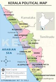 Click to open a kerala map showing road distance. Kerala District Map District Of Kerala Map Kerala Political Map Kerala Map Kerala Districts Map