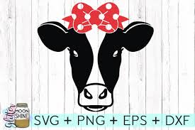 Cricut Cow Face Svg
