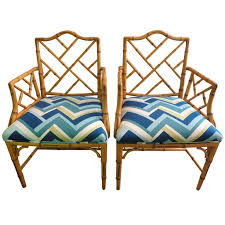 1stdibs Pair Of Faux Bamboo Chippendale Chairs Chippendale Chairs Armchair Vintage Bamboo Chair
