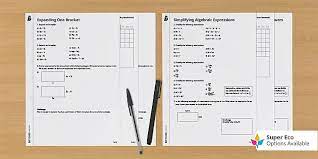 Oct 07, 2014 · two worksheets or cut and laminate to make 9 +12 workcards. Year 7 Year 10 Maths Algebra Skills Worksheets