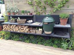 Whether its for a balcony or a larger space well help you design your bespoke cooking setup. 10 Big Green Egg Outdoor Kitchen Ideas 2021 All In One Garten Kuche Outdoor Kuche Design Fur Aussenkuche