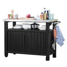 Maybe you would like to learn more about one of these? Keter Unity Xl Barbecue Accessory Trolley Stand Double Anthracite 295 Garden4less Uk Shop Grill Table Entertainment Storage Bbq Table