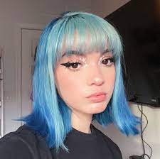 Moonstone Hair Inspiration Color Baby Blue Hair Pastel Blue Hair
