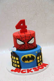 Birthday Cake For Hero Super Hero Cake Spiderman Cake Superhero Birthday Cake Spiderman Birthday Cake