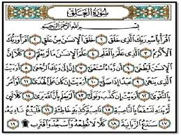 Surat ini dinamai juga dengan iqra atau al qalam. Surat Al Alaq Ayat 1 5 Latin
