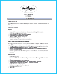 Excellent Ways To Make Great Bartender Resume Template
