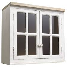 Meuble mural cuisine hauteur 70cm / profondeur 37 cm et longueur 175cm et tablette murale assortie. Verglaster Kuchenoberschrank Aus Mangoholz B 70 Cm Elfenbein Eleonore Kitchen Maisons Du Monde