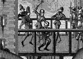 During this torture, the victim's legs would be entrapped inside short planks of wood with wedges attached on the inside. 10 Daring Assassinations That Shocked Medieval Europe Listverse