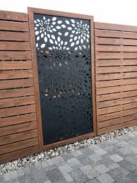 Flowerburst1 Metal Privacy Screen Decorative Panel Outdoor Etsy Privacy Fence Designs Fence Design Privacy Screen Outdoor