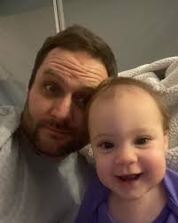 Happy birthday to the love of my life and the best dada to our Claire🧸! I  love you so much