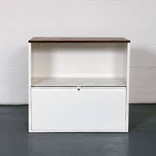 Whether you are downsizing, relocating, staging your home for sale, or making room for mom. Techo White Side Filer With Open Storage And Walnut Top Storage Unit With One Drawer Office Storage Unit