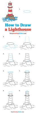 How To Draw A Lighthouse Really Easy Drawing Tutorial A wide variety of balcony railing drawing options are available to you, such as project solution capability, design style, and warranty. how to draw a lighthouse really easy