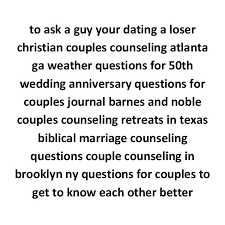 Here, creative takes on both, plus a few unexpected delights in between. Marriage Counseling Online Quiz