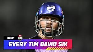 Every Tim David SIX In Incredible BBL Season