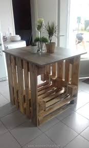Repurposed Wooden Pallet Ideas Ilot De Cuisine Palette Meubles En Bois De Palettes Et Diy Deco