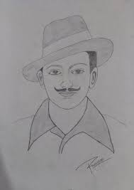 Bhagat Singh Pencil Sketch Art Sketches Pencil Sketch Art Sketches Pencil