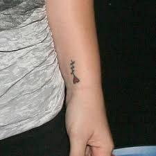 This tattoo is simply a pattern with the autism colors spread over it. Kelly Clarkson S 14 Tattoos Meanings Steal Her Style