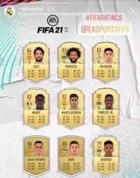 Join the discussion or compare with others! Updated Fifa 21 Ratings Real Madrid Ramos Bale Hazard More