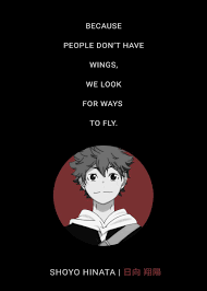 It's about boxing, take real steel, and give it an anime twist. Shoyo Hinata Haikyuu Anime Poster By Creative Visual Displate