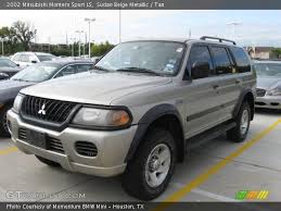 Sudan Beige Metallic 2002 Mitsubishi Montero Sport Ls Tan Interior Gtcarlot Com Vehicle Archive 21876691 Mitsubishi Automatic Transmission Car