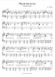 Claudia de breij | length : Claudia De Breij Mag Ik Dan Bij Jou Free Sheet Music Sheet Music Free Sheet Music Piano Sheet Music
