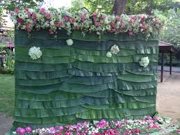 Pin By Romantic Wedding Flowers And P On Thai Wedding Leaf Decor Wedding Banana Leaf Decor Flower Decorations