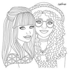 21 elegant picture of anime coloring pages anime best friends. 18 Friendship Colouring Pages Ideas Colouring Pages Bff Drawings Cute Coloring Pages